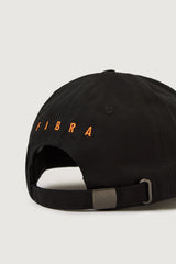 RAY DAD HAT BLACK/ORANGE FIBRA