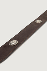 EDUARDO BELT DARK BROWN