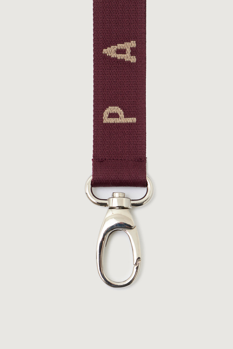 KAN KEY-RING BURGUNDI