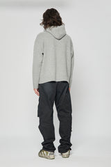 SALMA KNIT HOODIE GREY