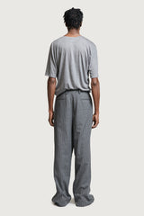 EGON CLASSIC PANTS MEDIUM GREY PINSTRIPES