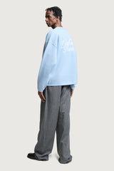 ORESTE CREWNECK SWEATER LIGHT BLUE