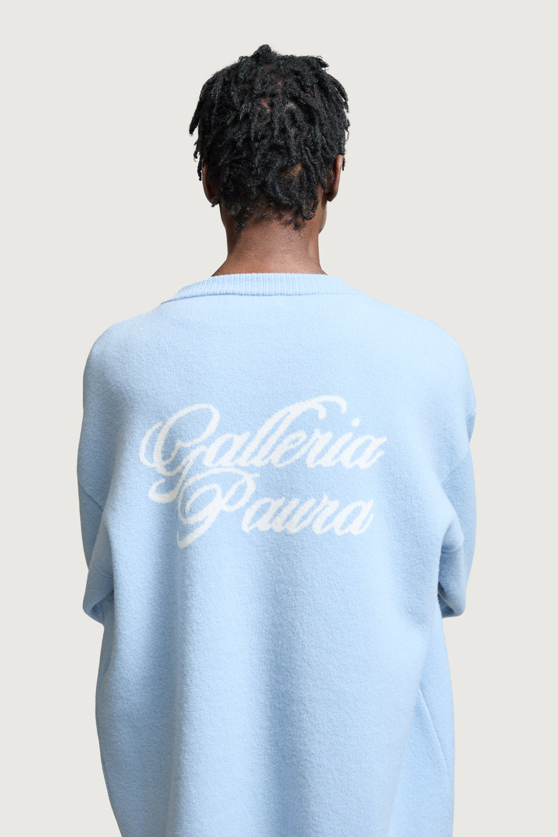 ORESTE CREWNECK SWEATER LIGHT BLUE