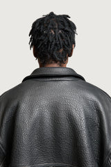 ANELLO LEATHER JACKET BLACK