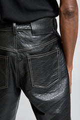 LENNY LEATHER PANT BLACK