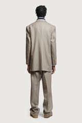 NICOS DOUBLEBREASTED SUIT JACKET MUD