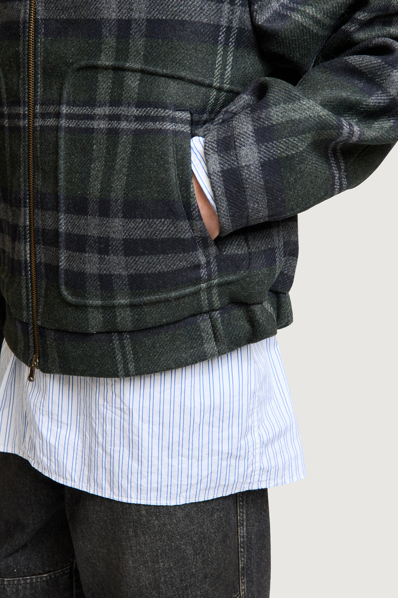 EFREM WOOL JACKET CHECK