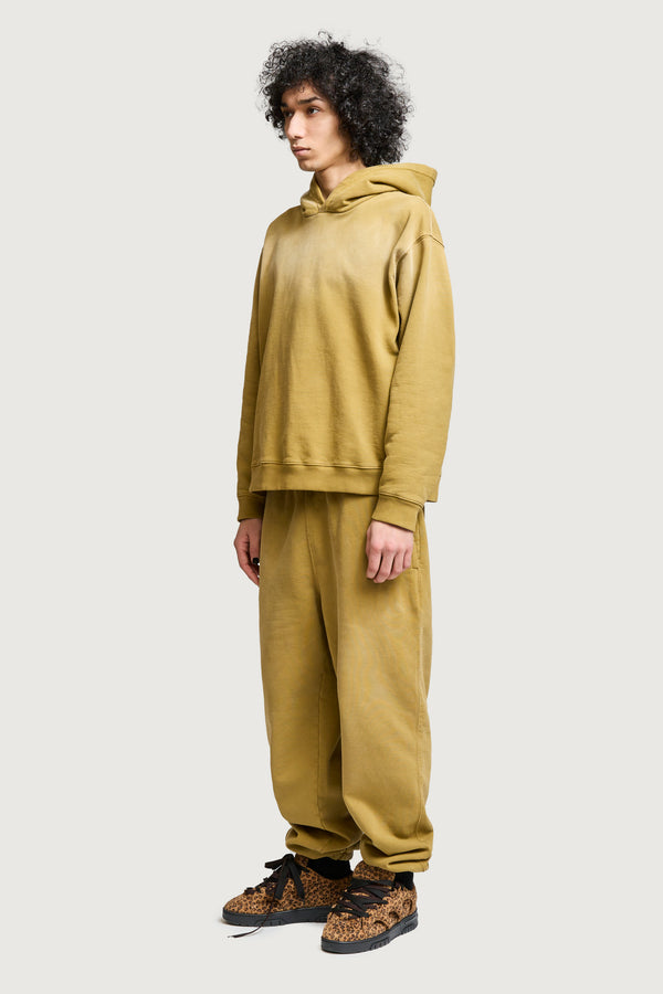 ISMAEL OVERSIZED HOODIE OLIVE GREEN