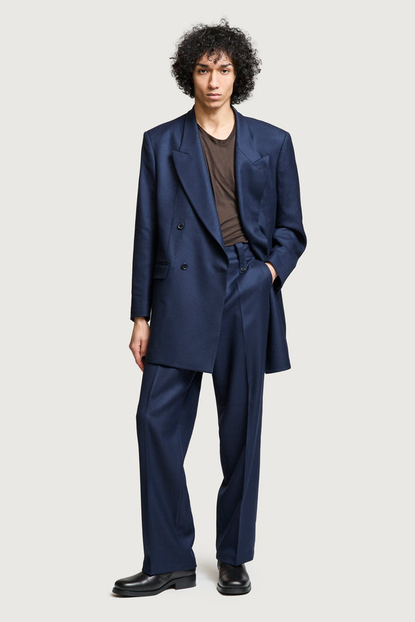 NICOS DOUBLEBREASTED SUIT JACKET BLUE