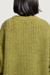 ALIENO CREWNECK SWEATER OLIVE GREEN