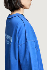 COSTA OVERSIZED T-SHIRT GALLERIA PAURA ROYAL BLUE