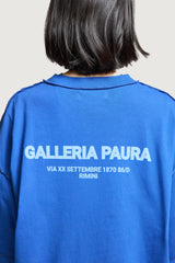 COSTA OVERSIZED T-SHIRT GALLERIA PAURA ROYAL BLUE