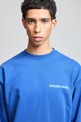 SAMUEL CREWNECK SWEATSHIRT GALLERIA PAURA ROYAL BLUE