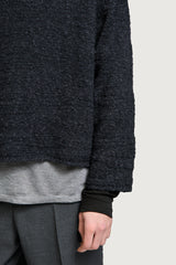 INDIA POLO SWEATER DARK GREY