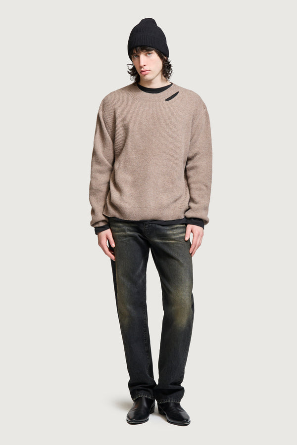 GENOVA CREWNECK SWEATER DOVE GREY