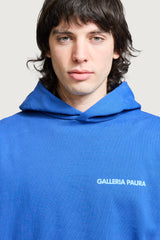 SANTI HOODIE SWEATSHIRT GALLERIA PAURA ROYAL BLUE