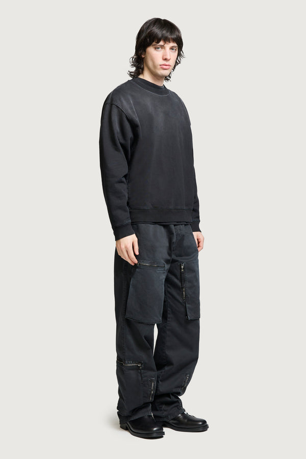 NADIR OVERSIZED CREWNECK BLACK