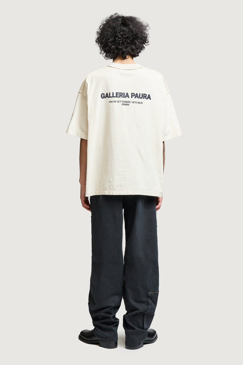 COSTA OVERSIZED T-SHIRT GALLERIA PAURA OFF WHITE