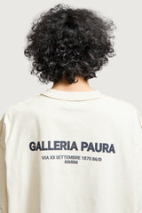 COSTA OVERSIZED T-SHIRT GALLERIA PAURA OFF WHITE