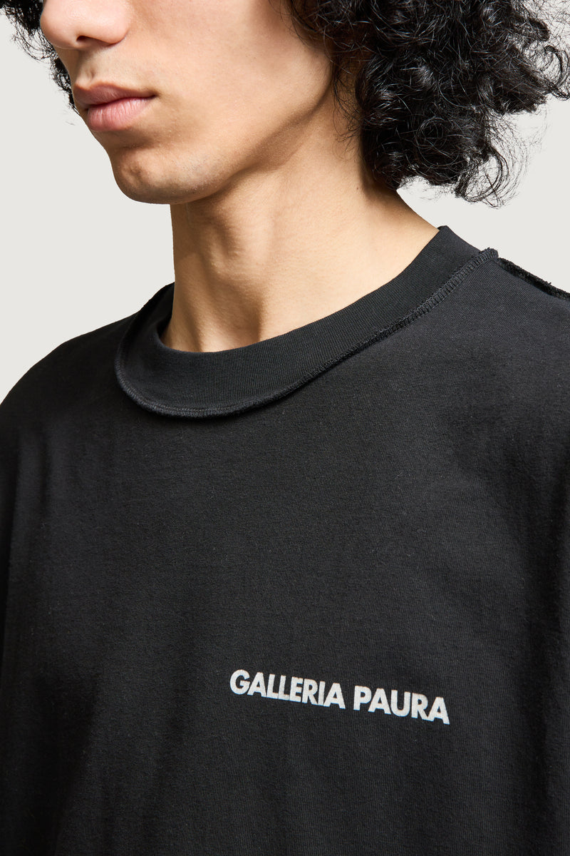 COSTA OVERSIZED T-SHIRT GALLERIA PAURA BLACK