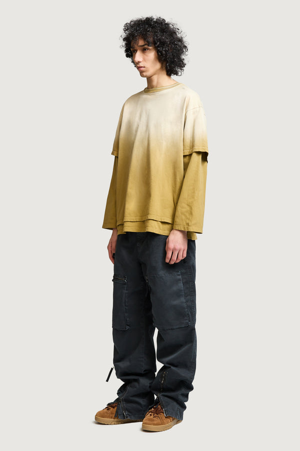 ZENO DOUBLELAYER LONGSLEEVE OLIVE GREEN