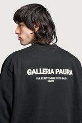 SAMUEL CREWNECK SWEATSHIRT GALLERIA PAURA BLACK