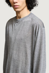 OBI LONGSLEEVE DARK GREY MELANGE