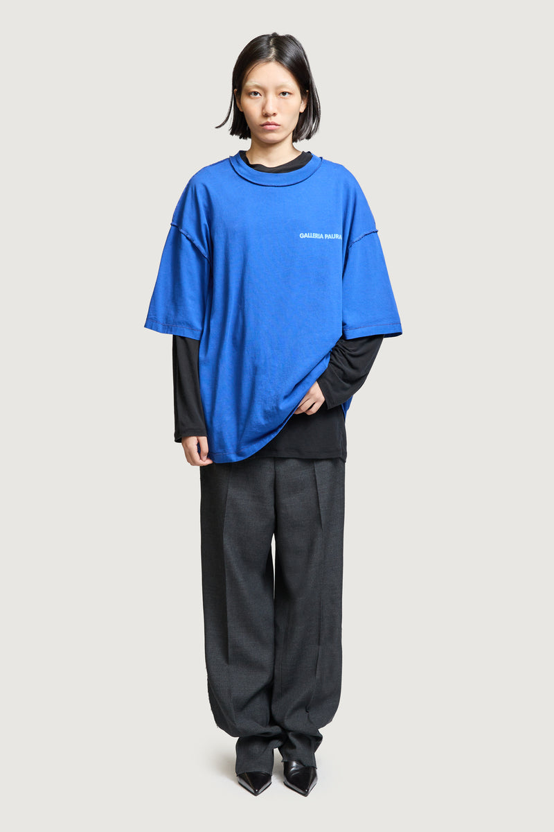 COSTA OVERSIZED T-SHIRT GALLERIA PAURA ROYAL BLUE