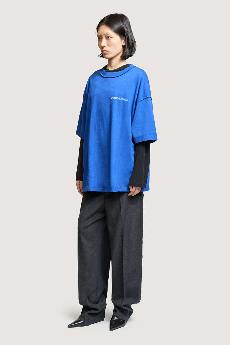 COSTA OVERSIZED T-SHIRT GALLERIA PAURA ROYAL BLUE