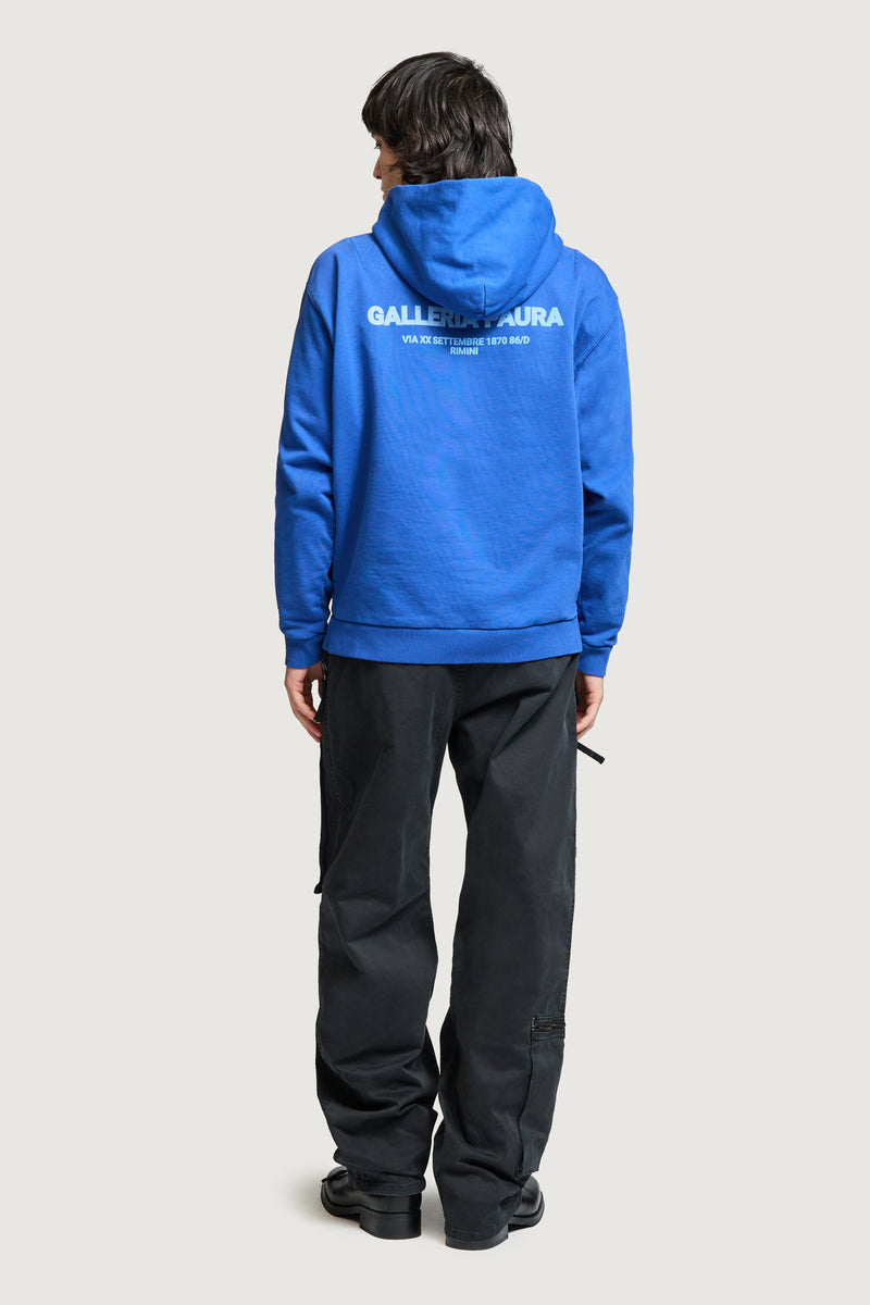 SANTI HOODIE SWEATSHIRT GALLERIA PAURA ROYAL BLUE