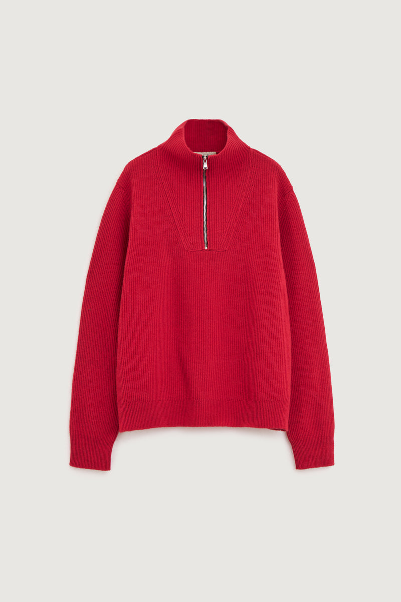 HELSINKI HALF-ZIP SWEATER