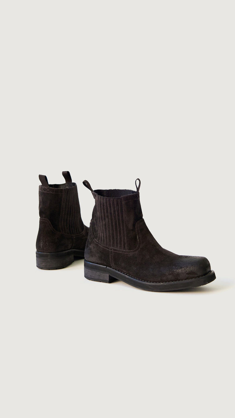 NESSUNO LOW BOOT - DARK BROWN