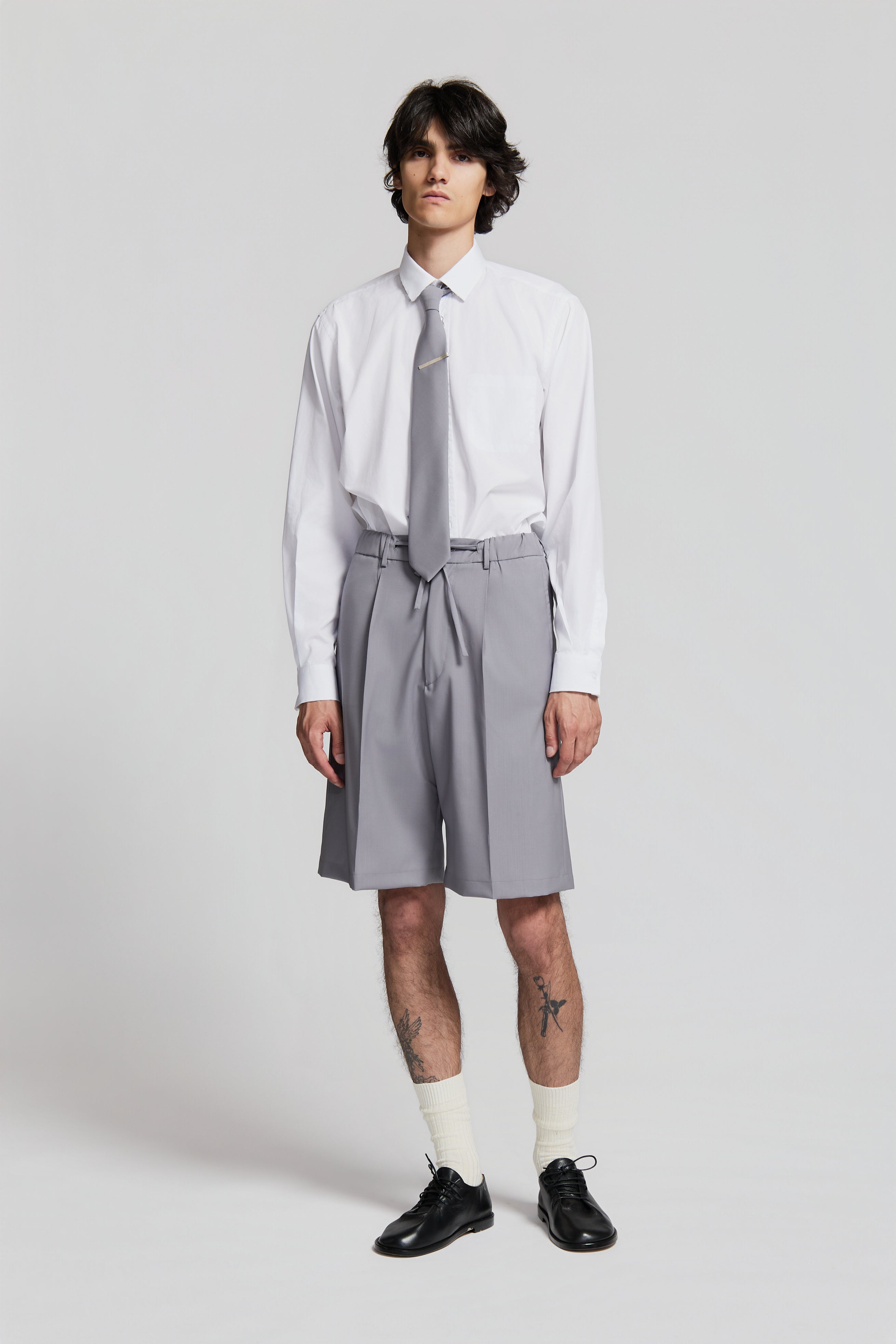 paura-Ake Shorts Lilac Grey-15DP40030000003