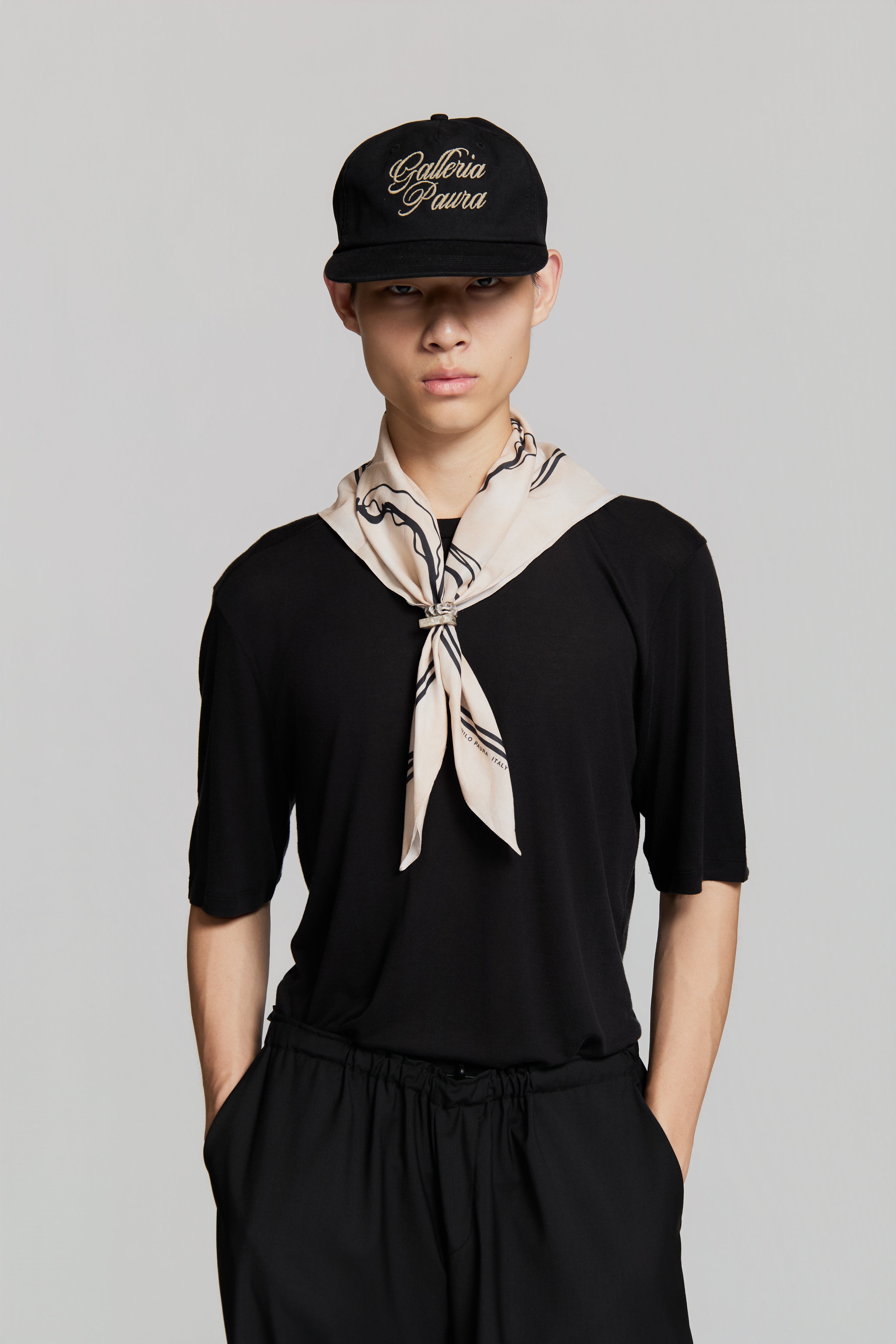 paura-Amy Snap Hat Black-15DP00042030001