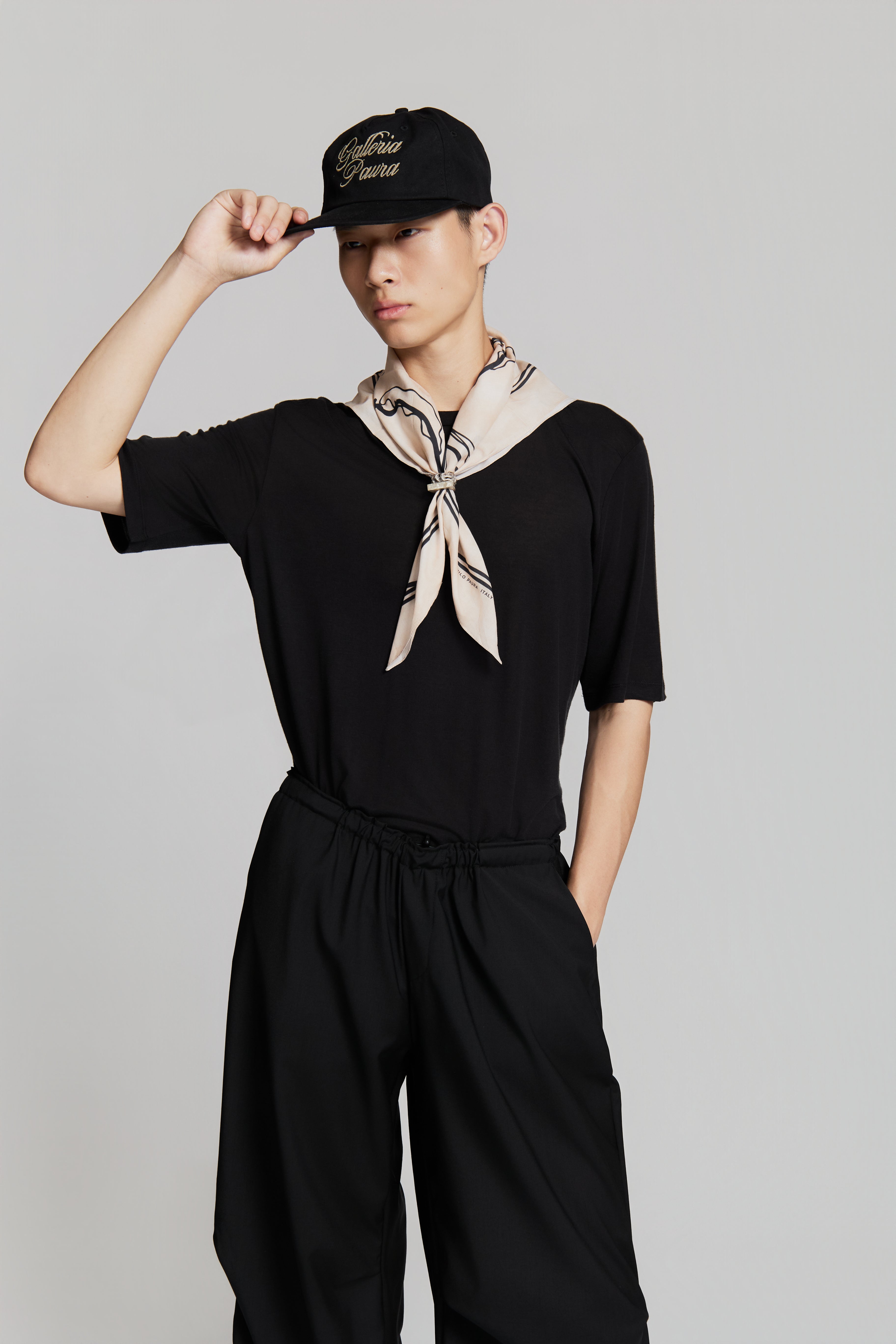 paura-Amy Snap Hat Black-15DP00042030001