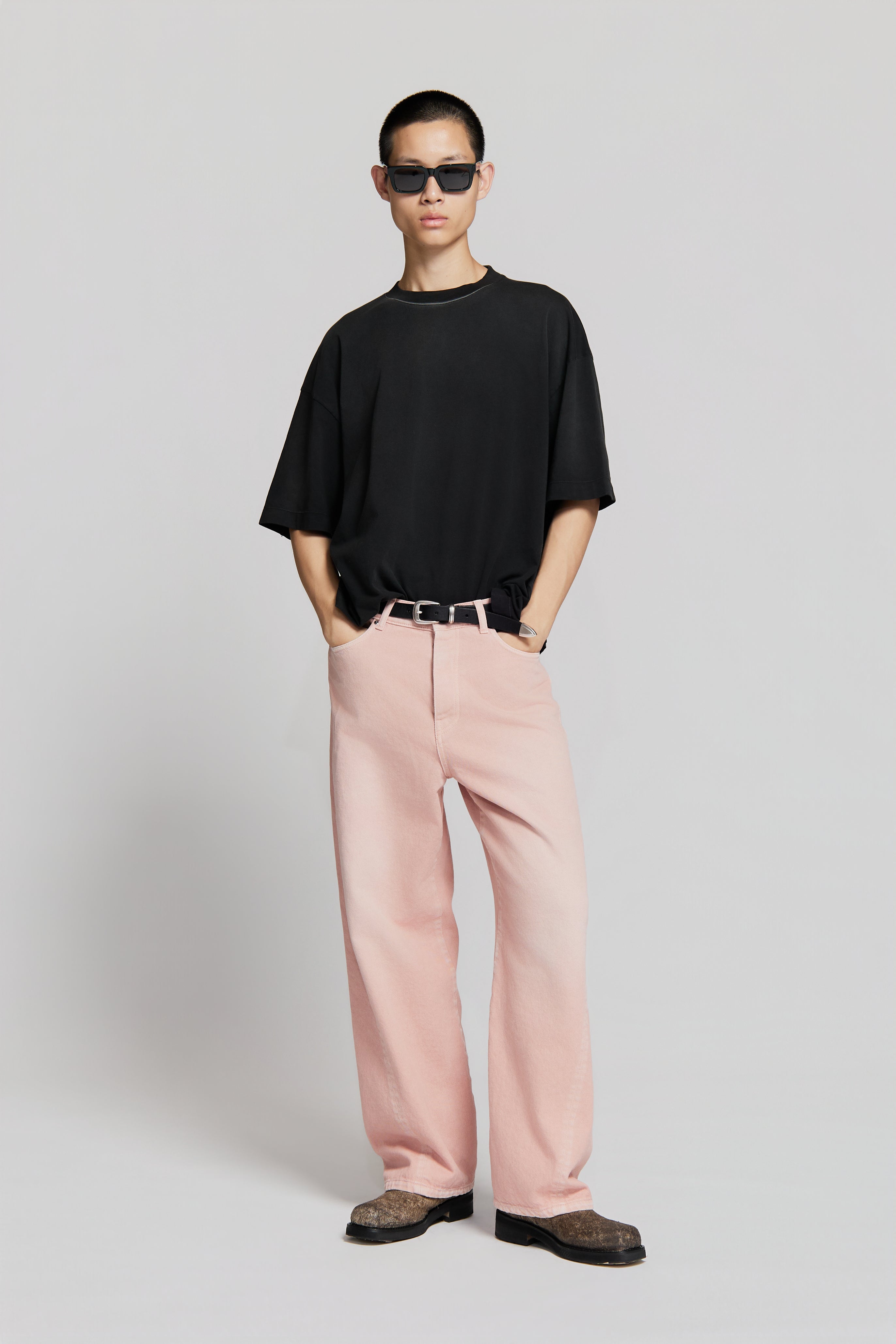 paura-Aura Oversized T-Shirt Black-15DP10020000001