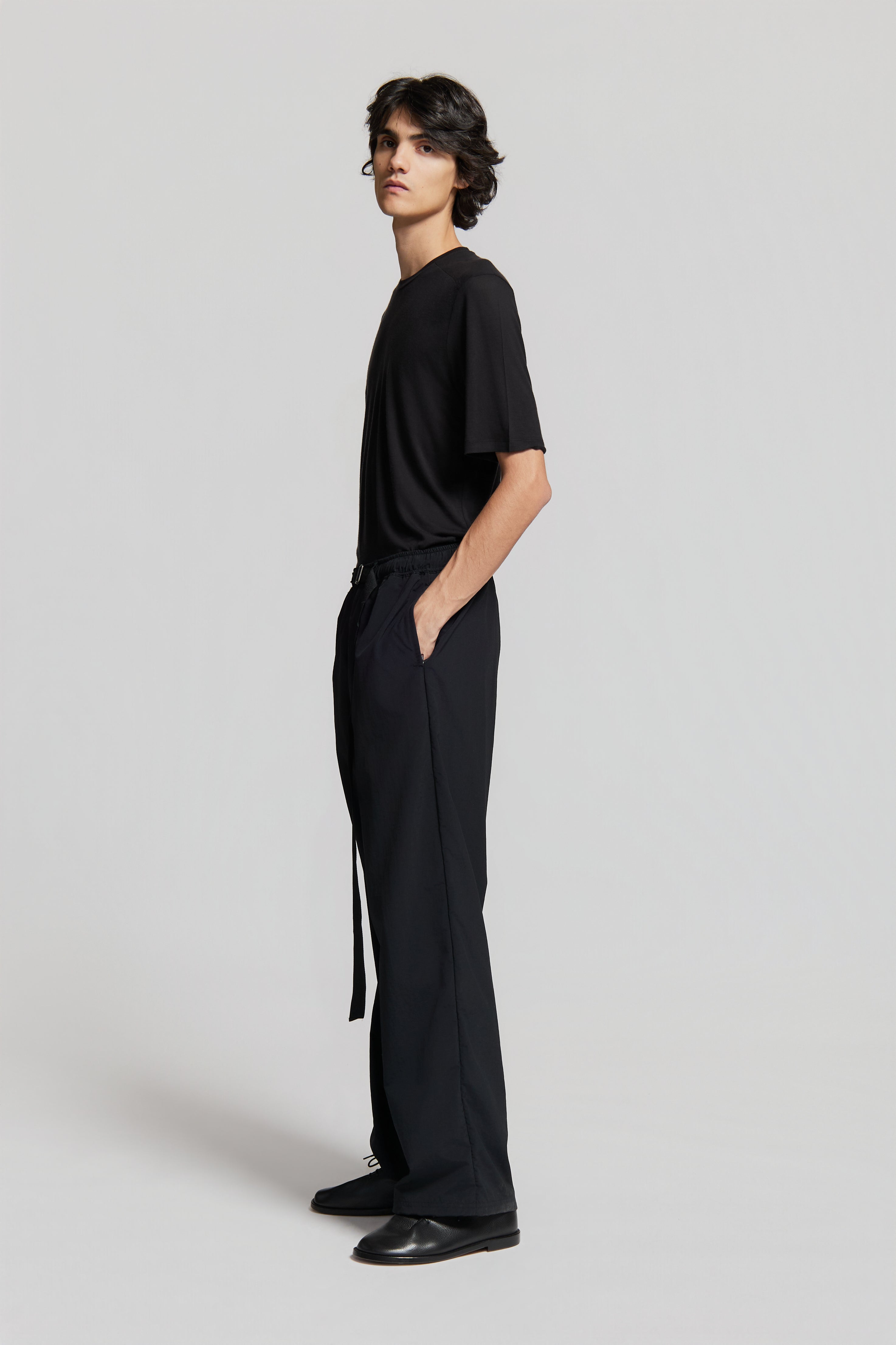 paura-Brooklyn Pants Black-15DP40150000001