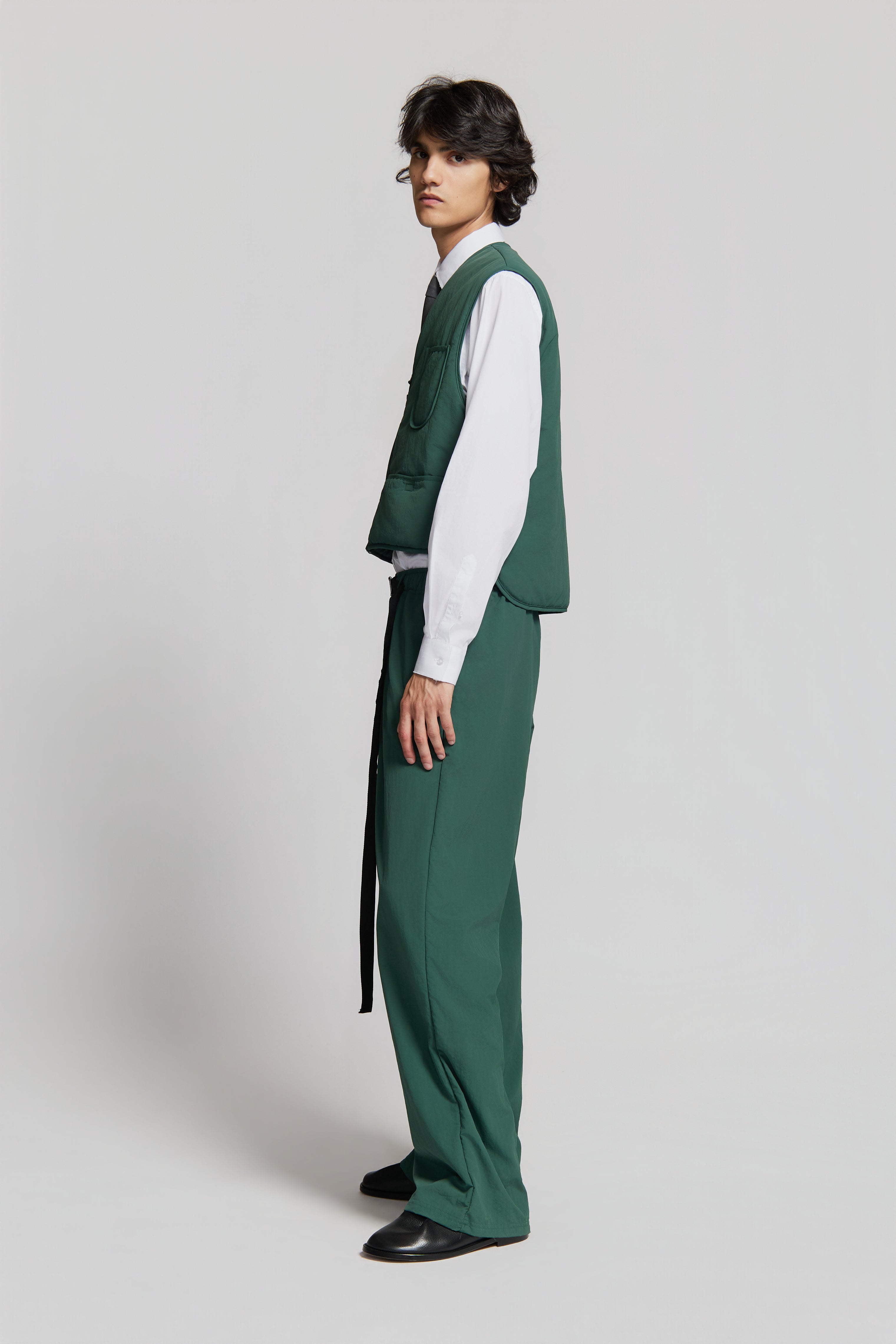 paura-Brooklyn Pants Forest Green-15DP40150000007