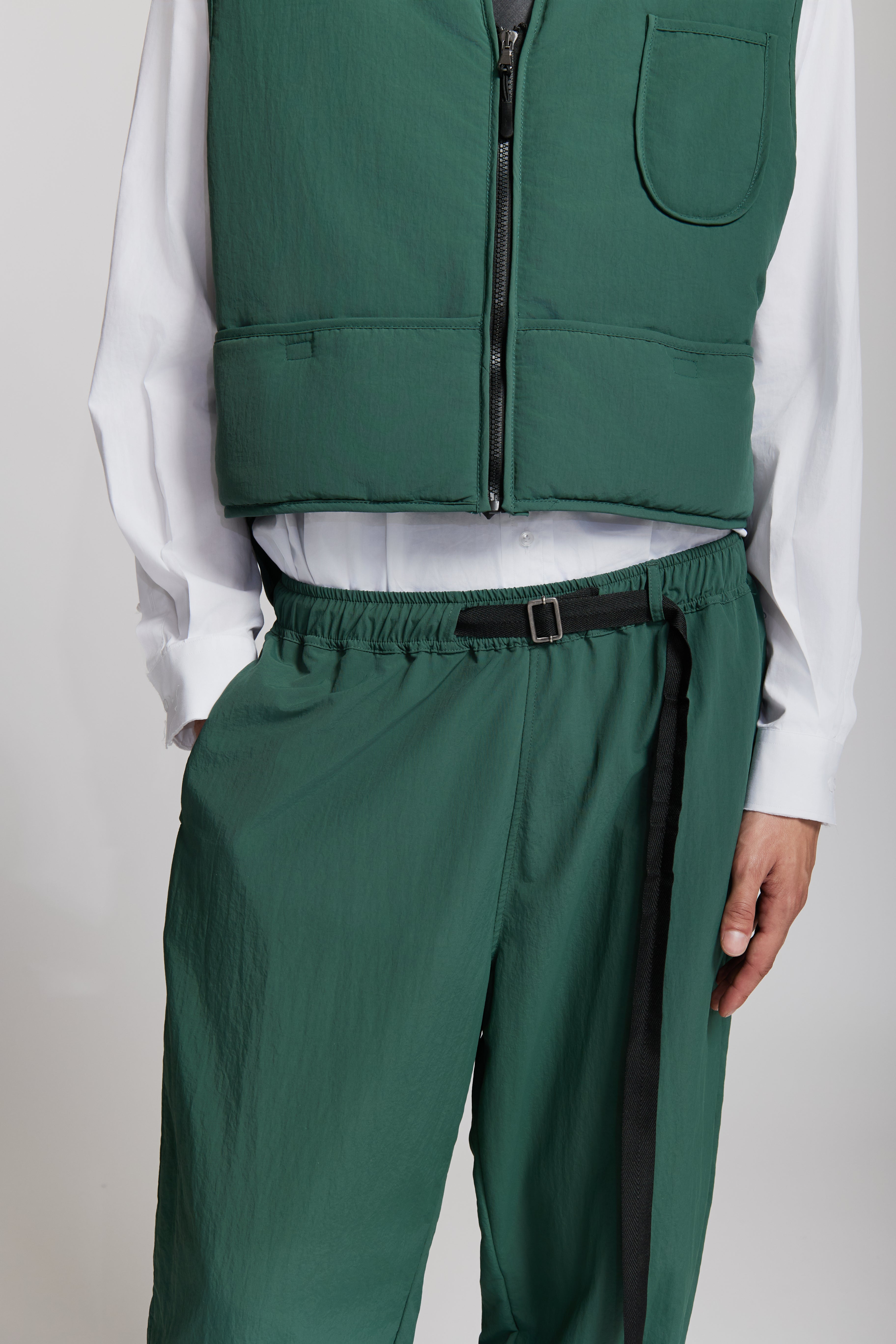 paura-Brooklyn Pants Forest Green-15DP40150000007