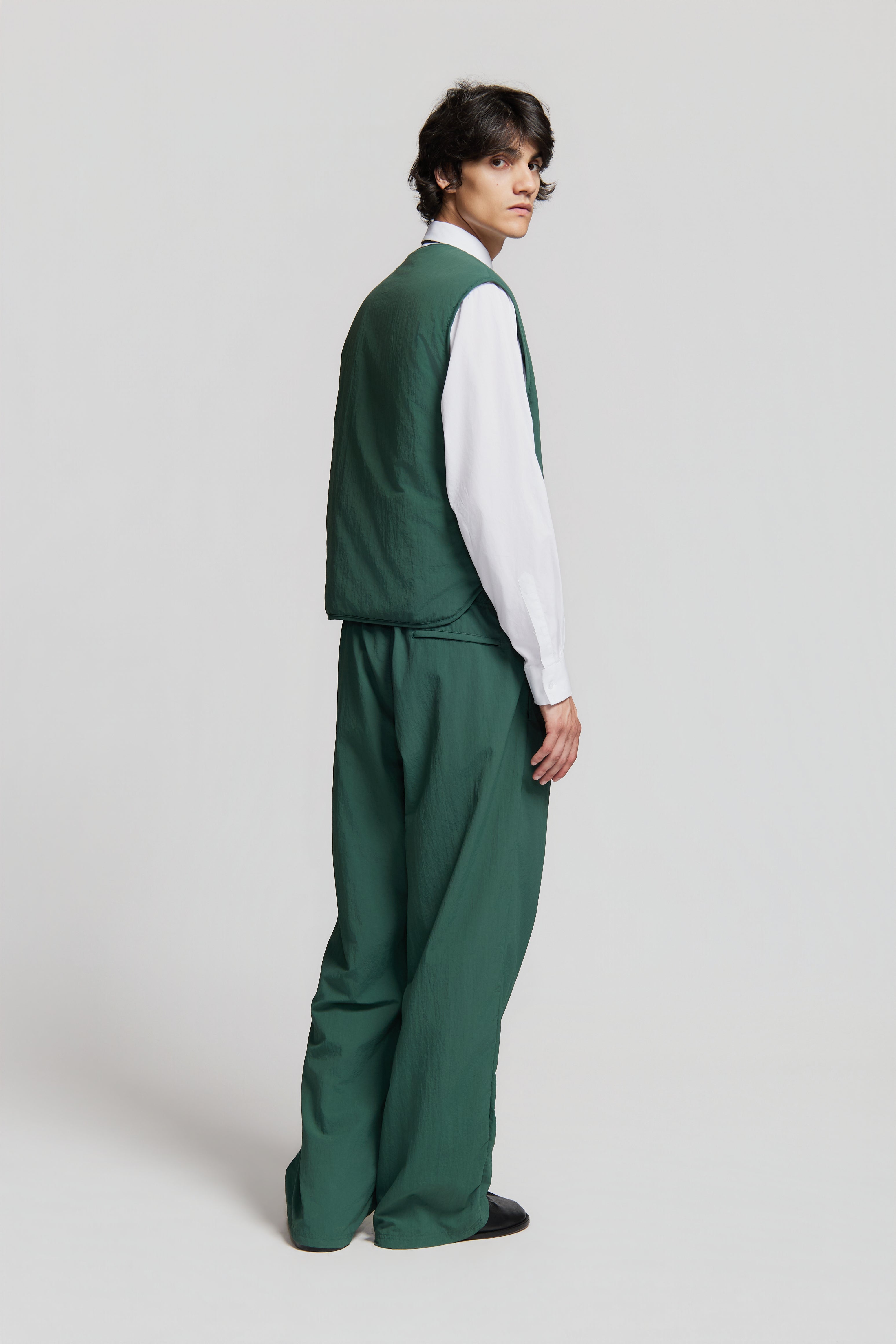 paura-Brooklyn Pants Forest Green-15DP40150000007