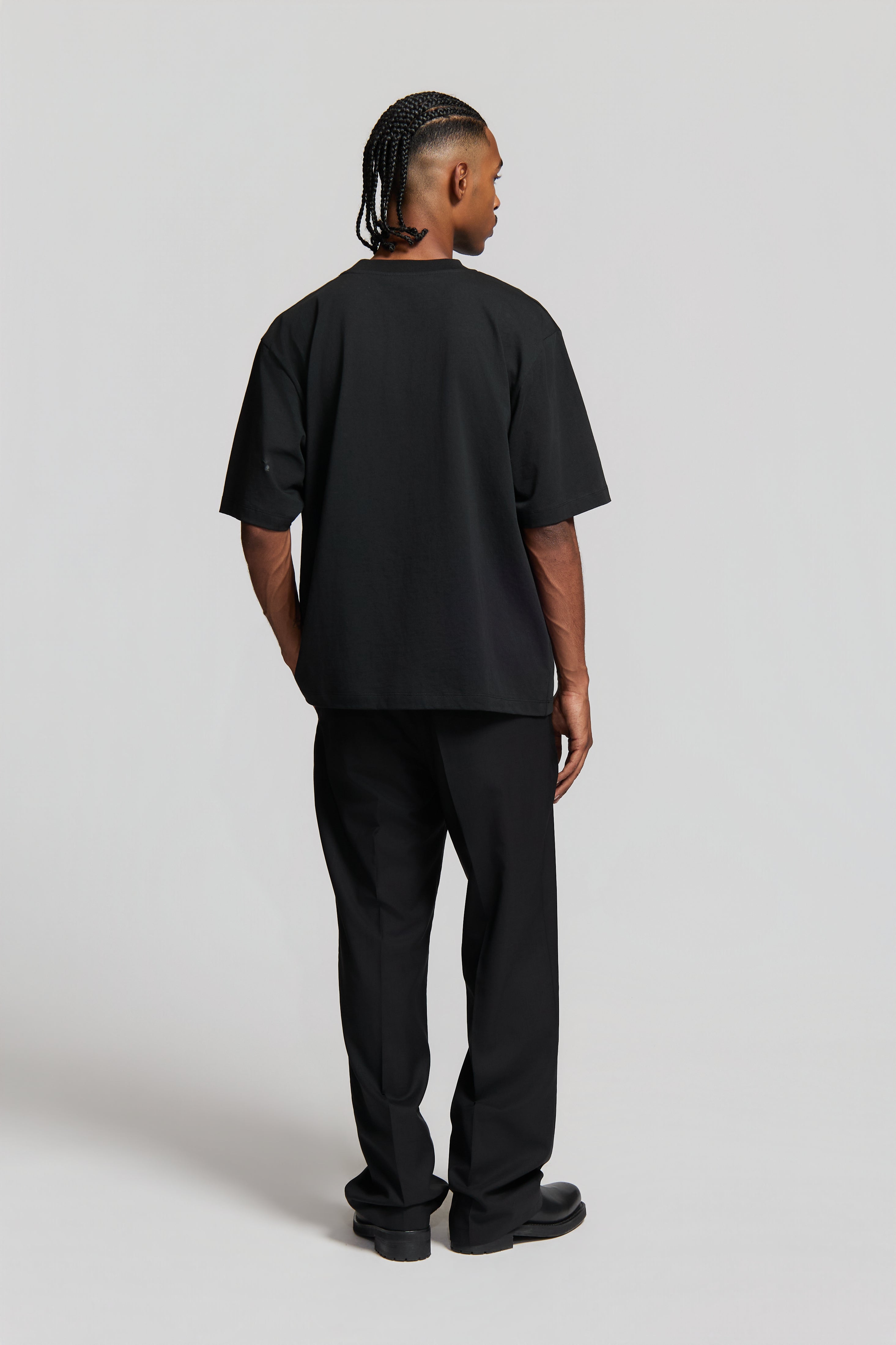 paura-Cleo Galleria Paura Corsivo T-Shirt Black-15DP10032030001