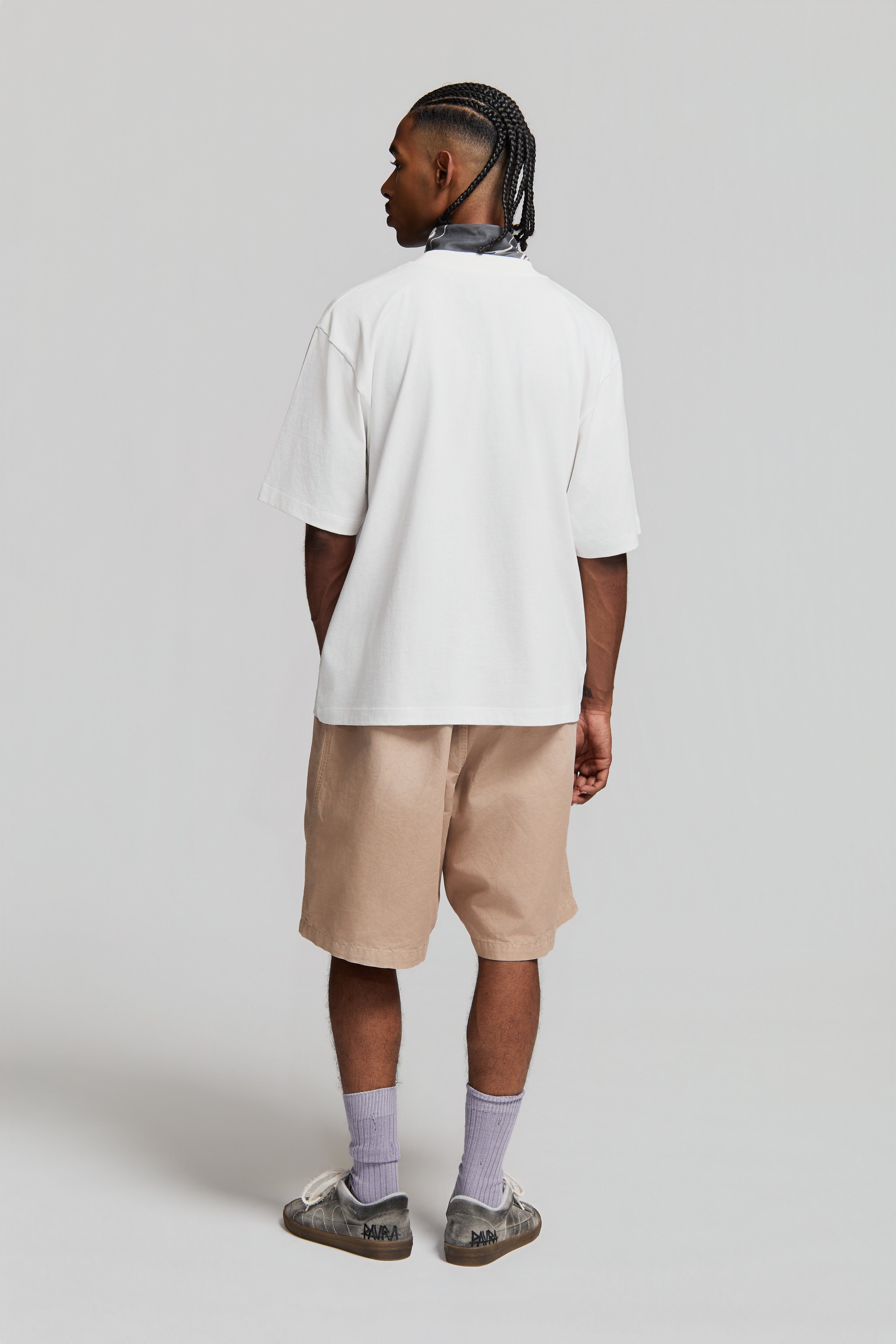 paura-Cleo Galleria Paura Corsivo T-Shirt Off White-15DP10032030020