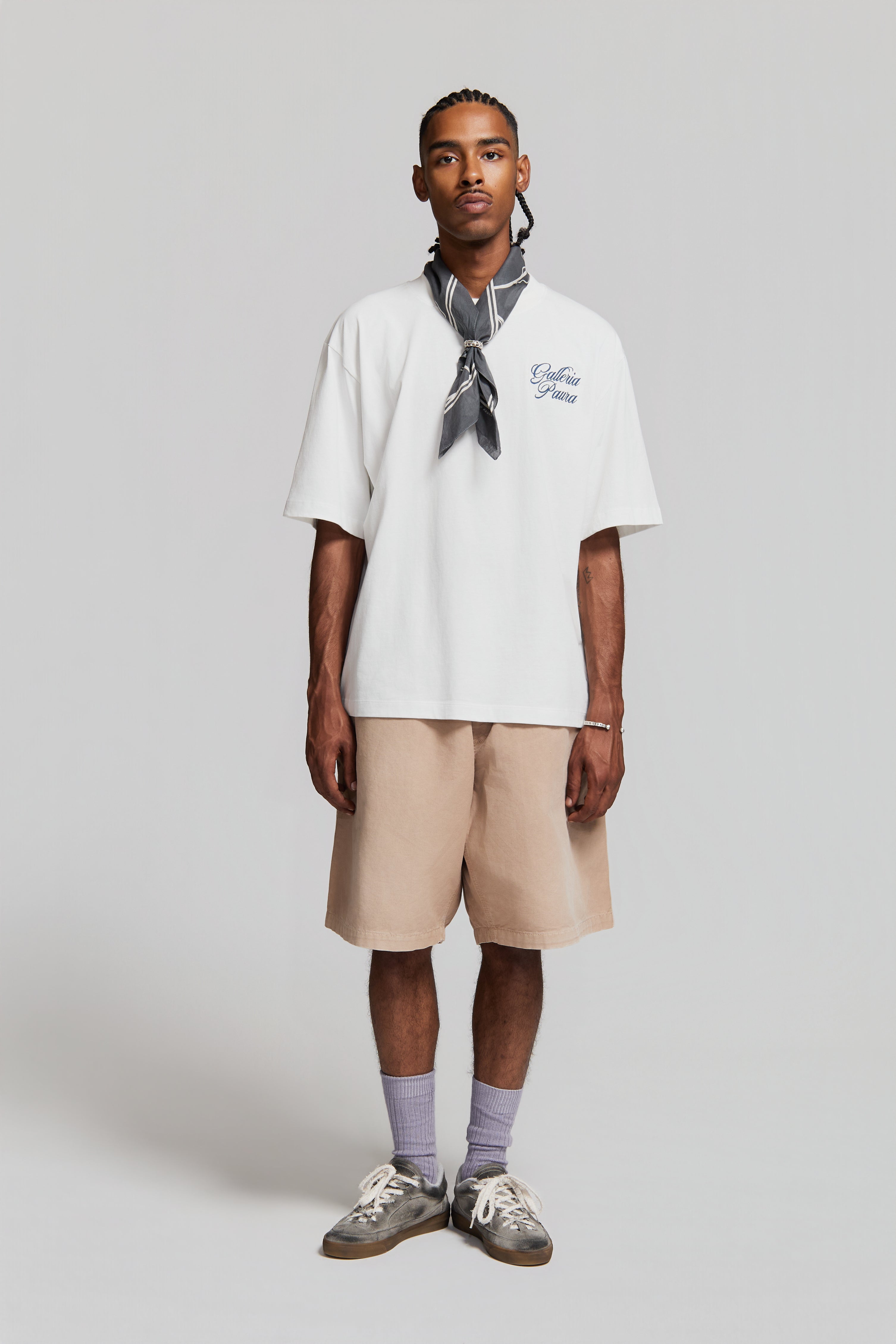 paura-Cleo Galleria Paura Corsivo T-Shirt Off White-15DP10032030020