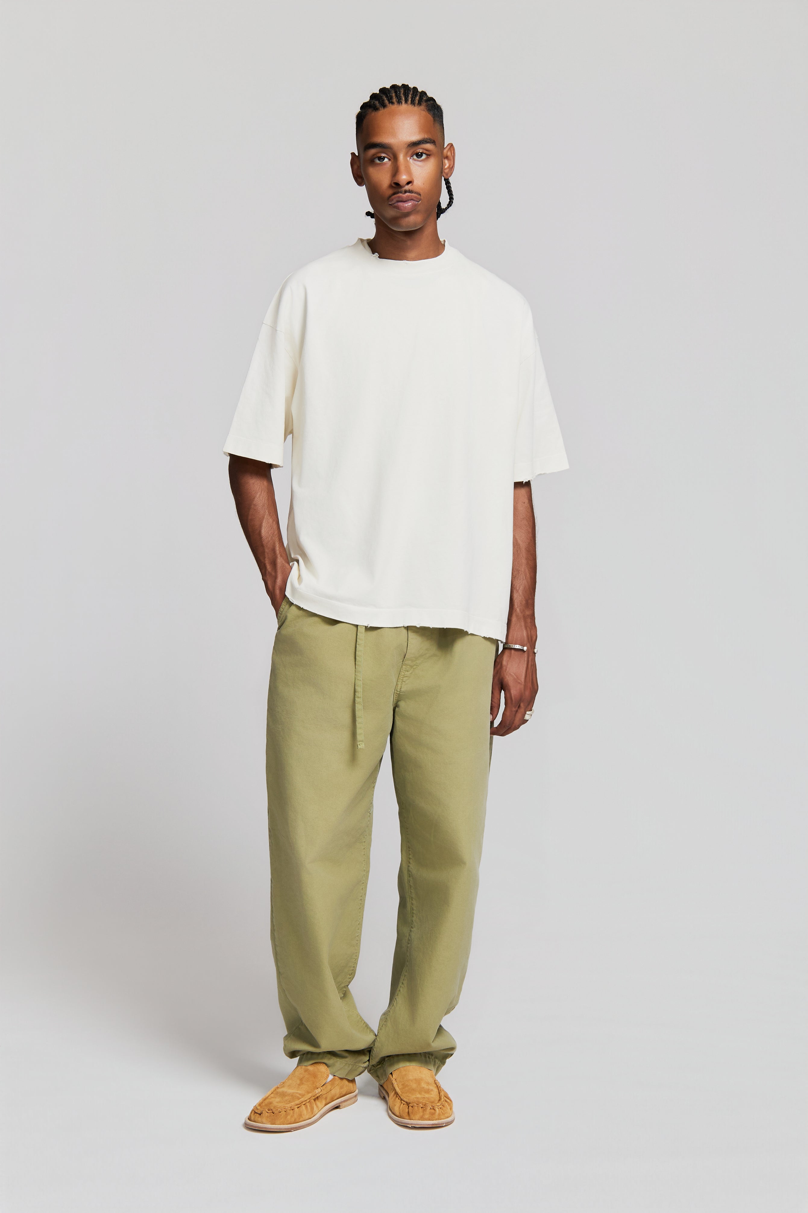 paura-Costa Oversized T-Shirt Hq Butter-15DP10021010017