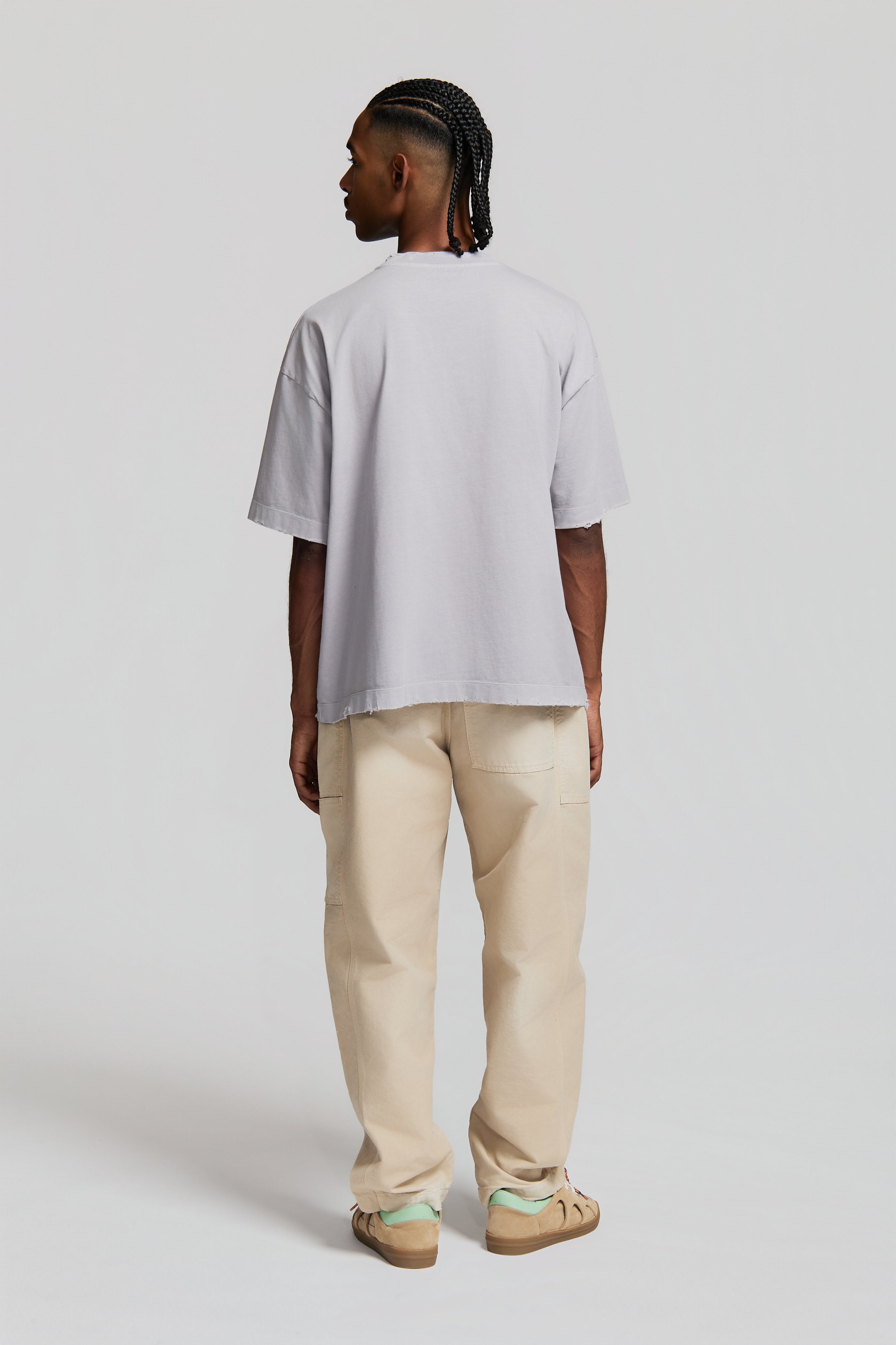 paura-Costa Oversized T-Shirt Lilac-15DP10020000003