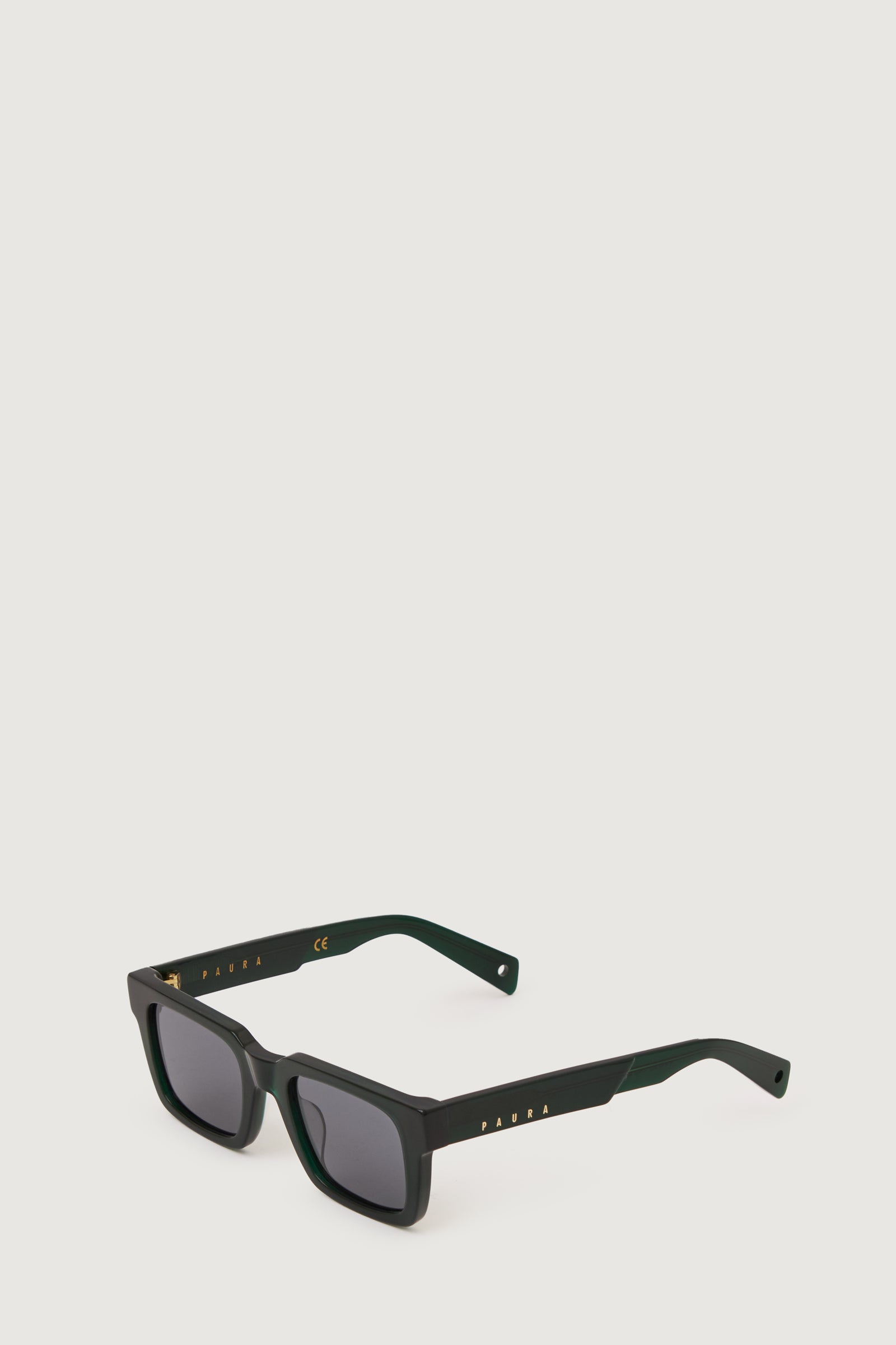 paura-Delirio Sunglasses Black Green/Grey Lens-