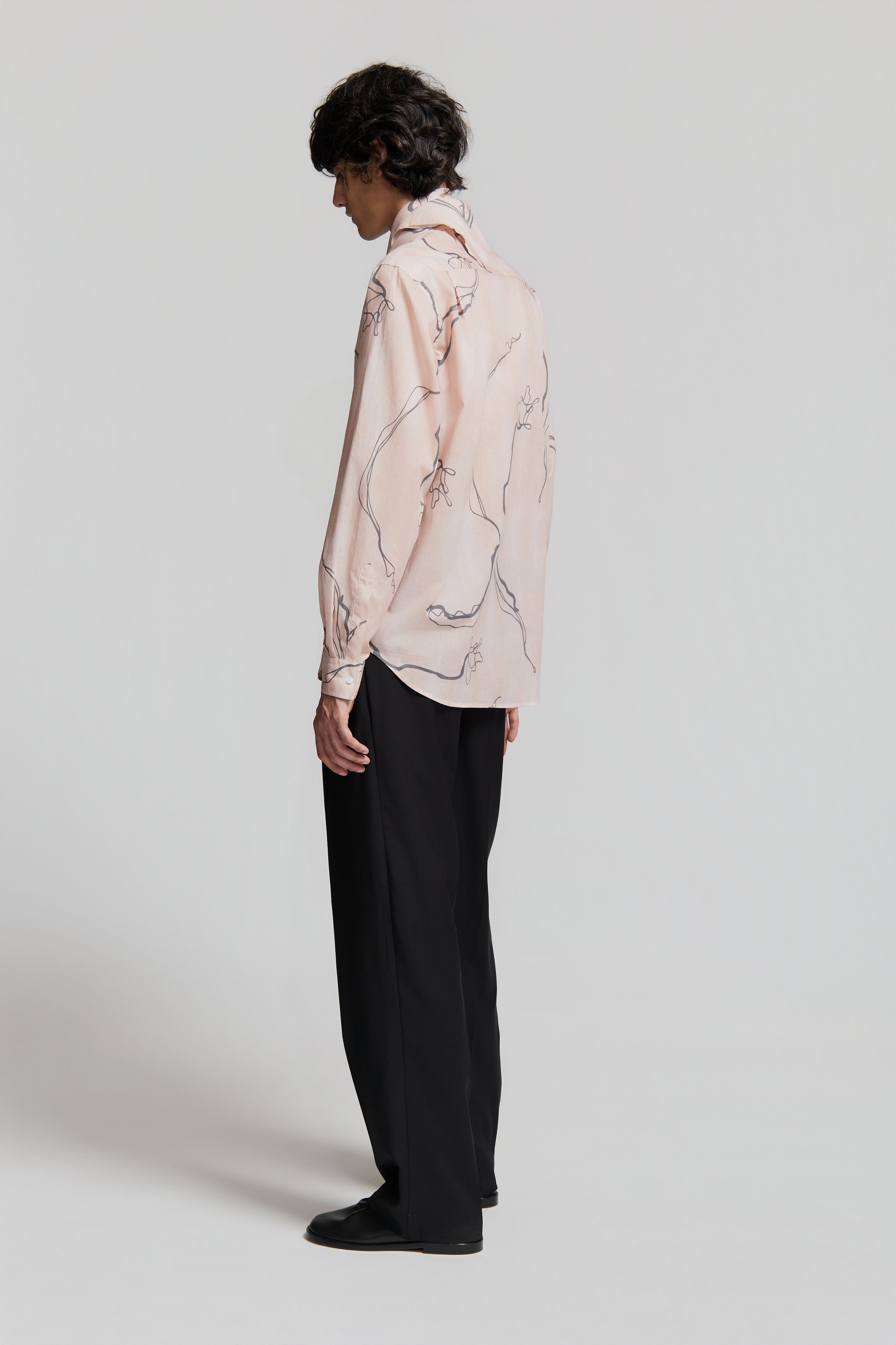 paura-Fedone Shirt Pink/Grey-15DP20030000026