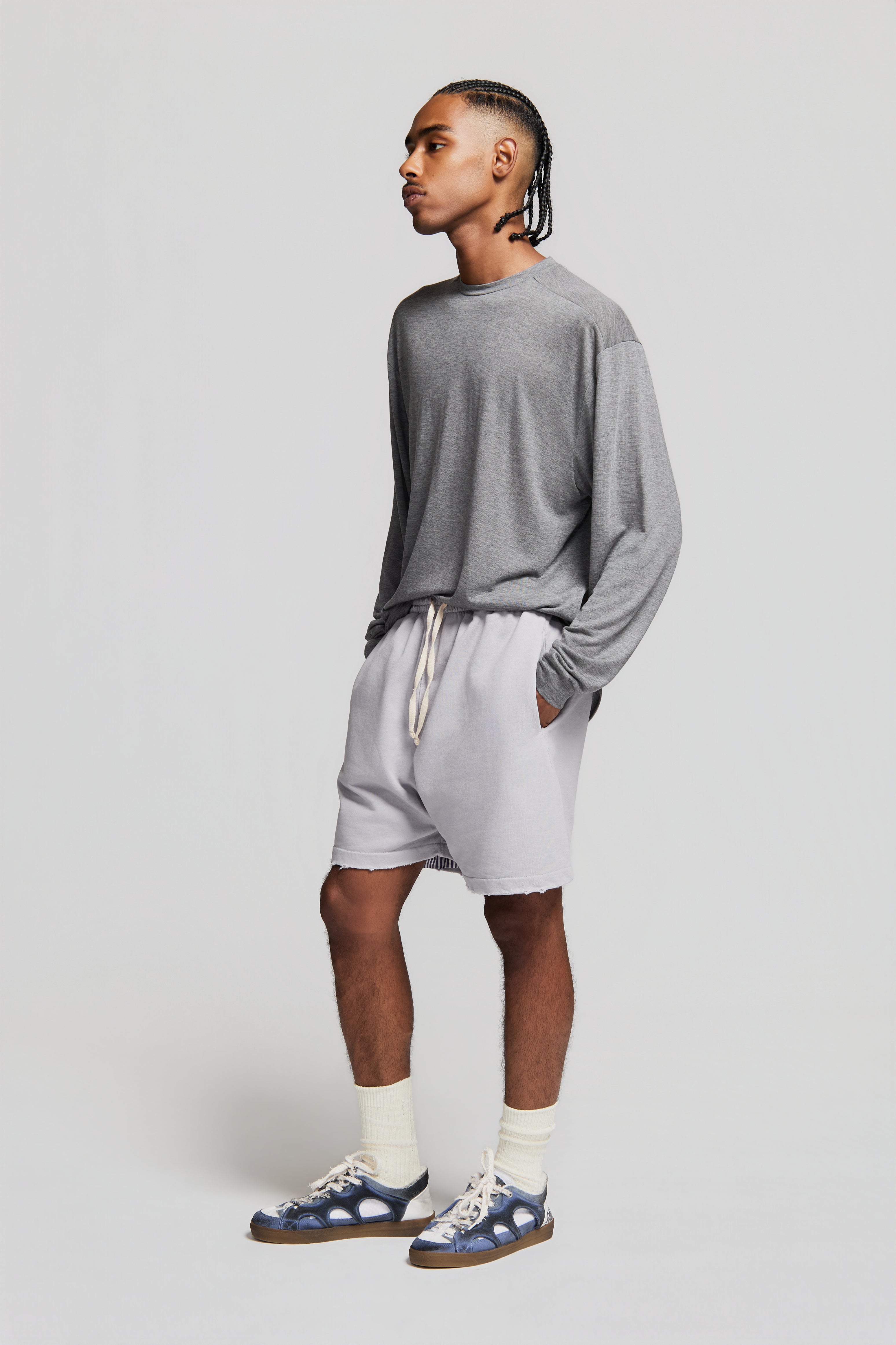 paura-Filippo Shorts Lilac-15DP40180000003