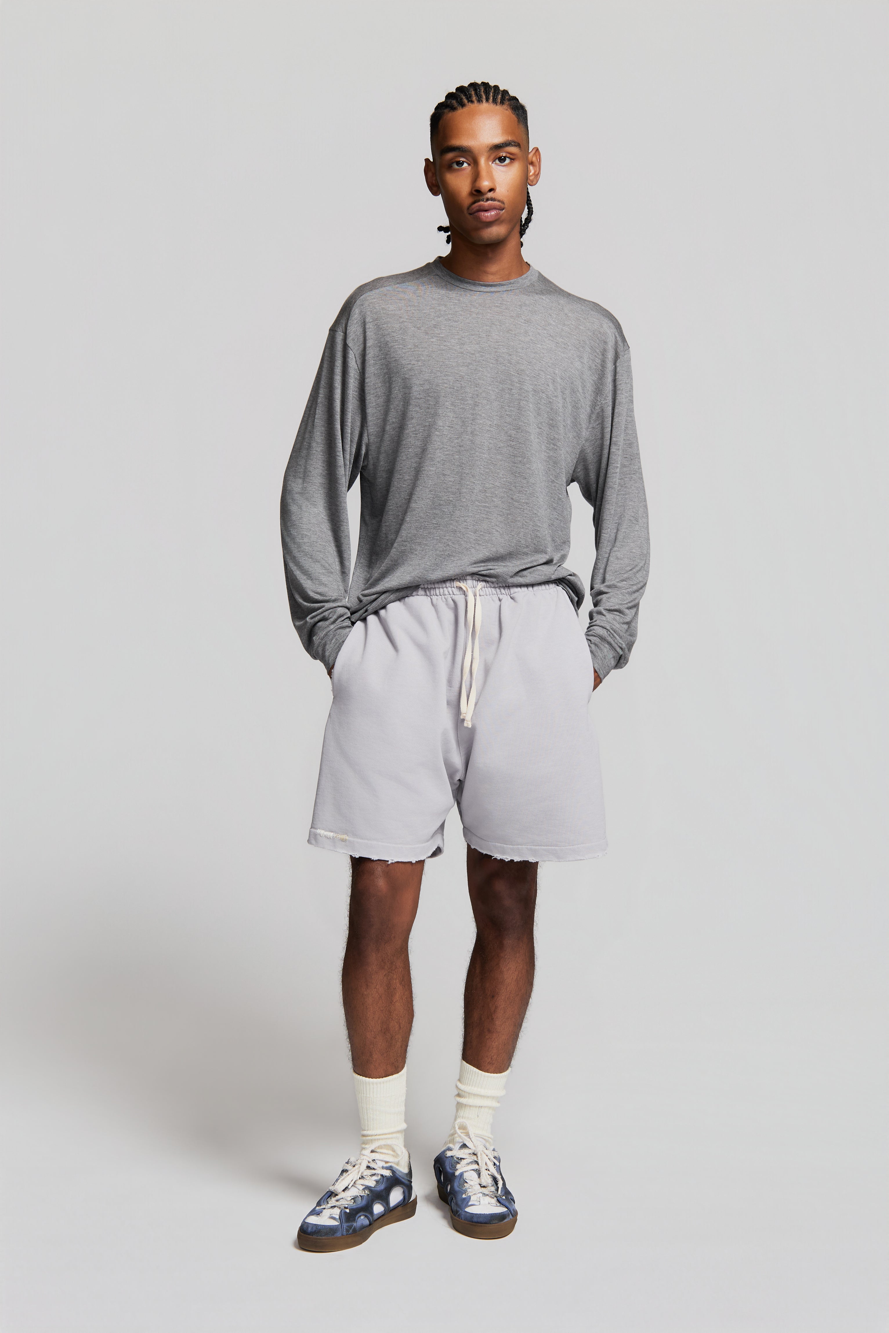 paura-Filippo Shorts Lilac-15DP40180000003