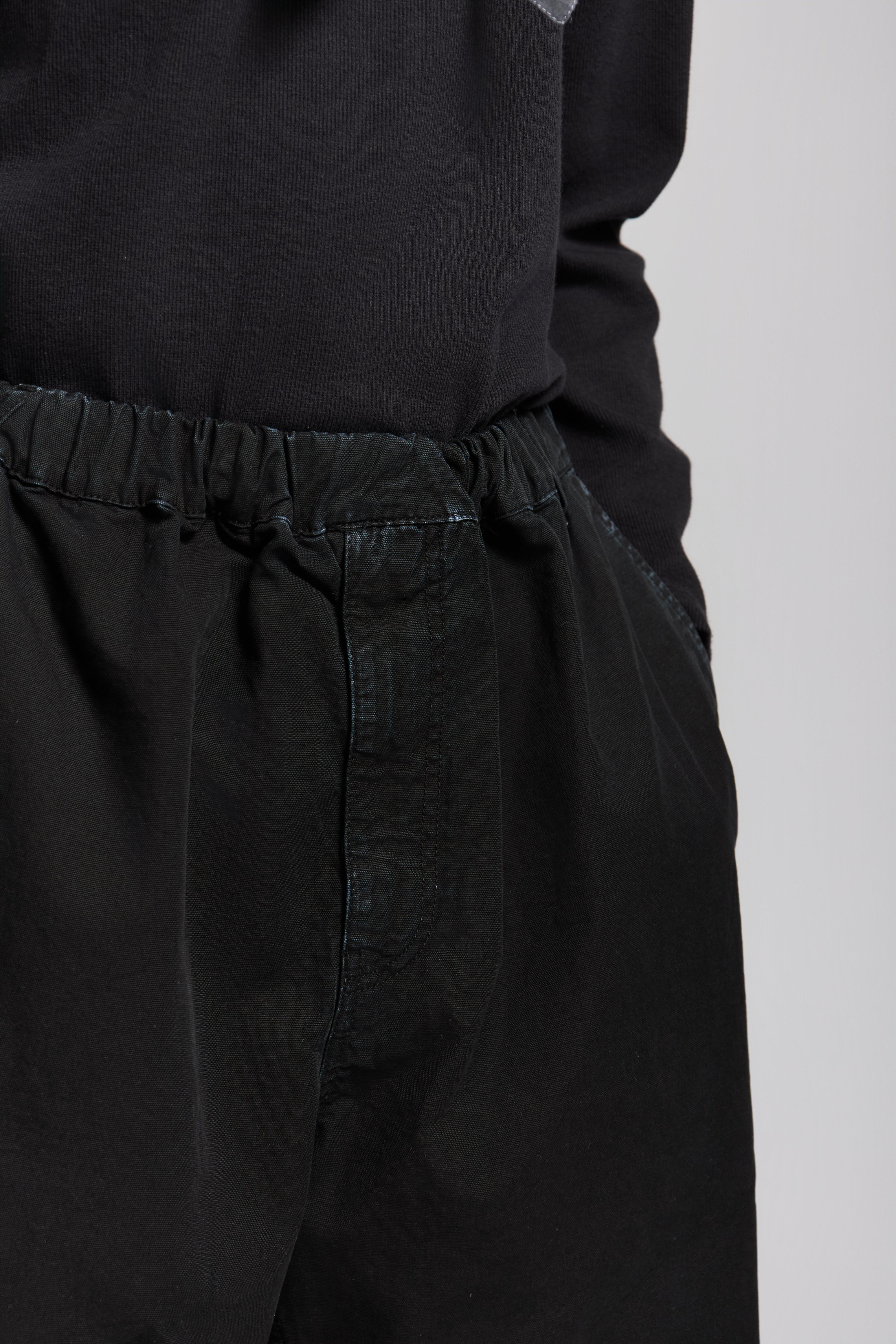 paura-Foolish Oversized Shorts Black-15DP40100000001